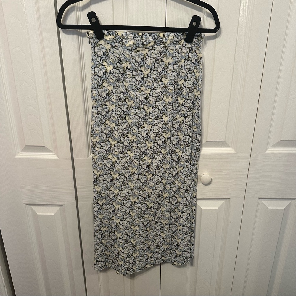 Floral Midi Skirt